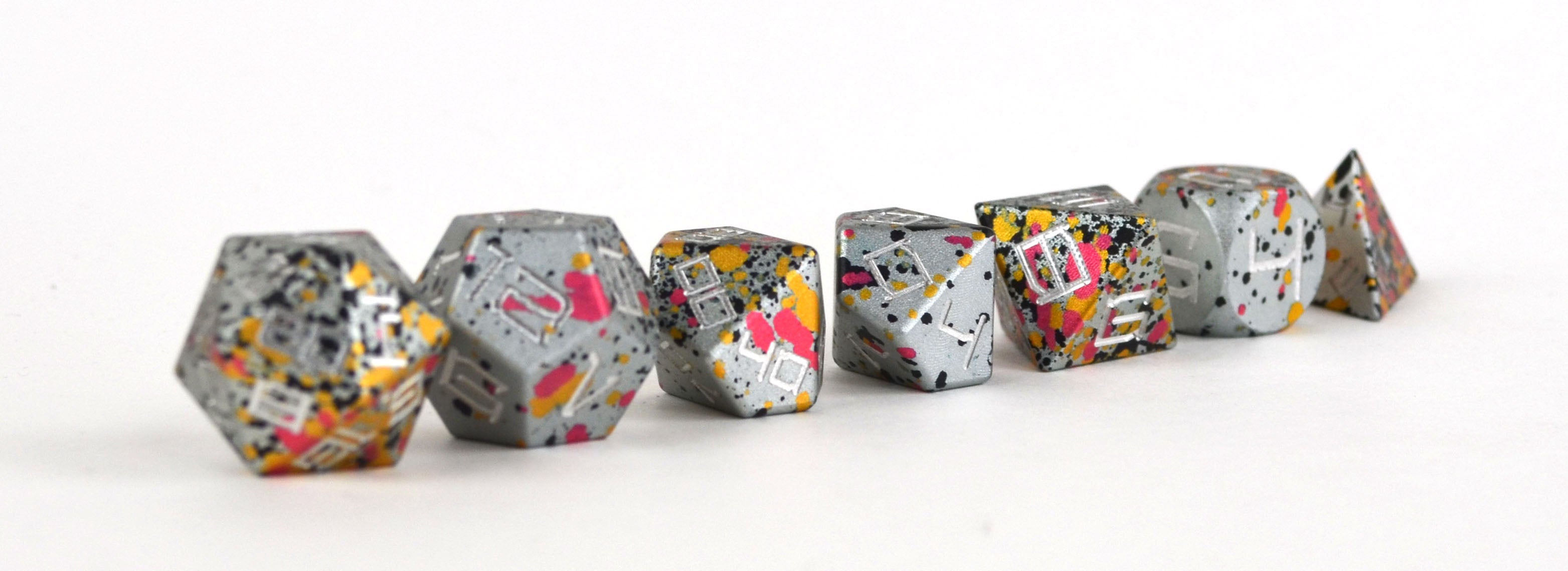 Xmachina Aluminium Set of 7 – Level Up Dice