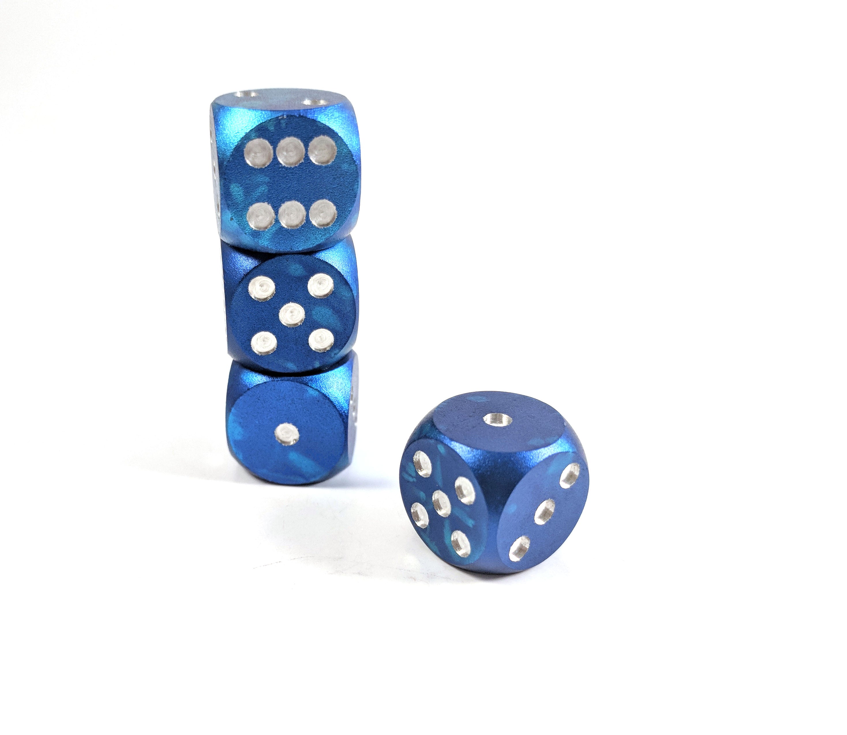 Ocean Aluminium Mini D6 – Level Up Dice