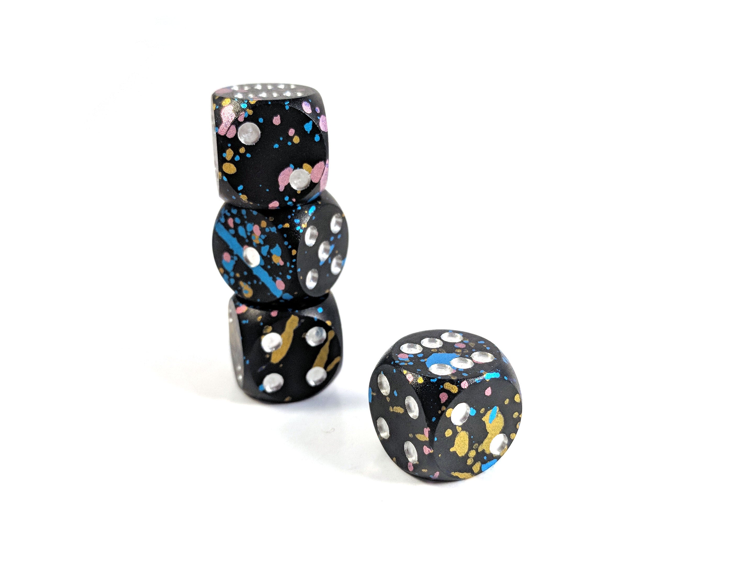 Allsort Aluminium Mini D6 – Level Up Dice